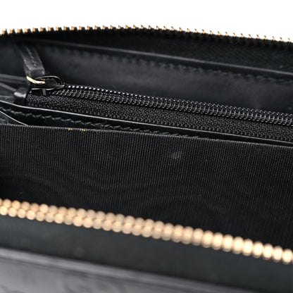Gucci Guccissima Signature Microguccissima Bree Zip Around Wallet Black 12 of 12