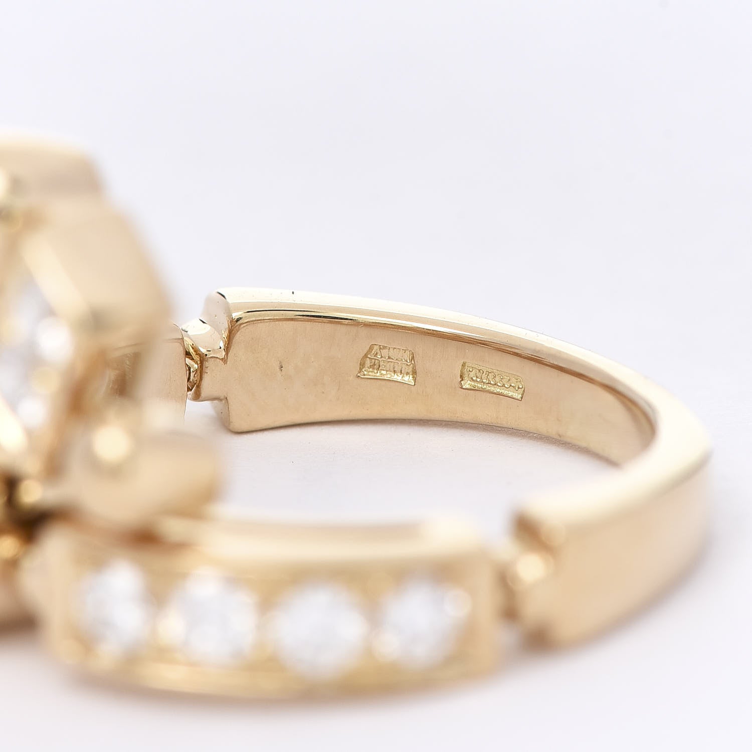 Bulgari 18K Yellow Gold Diamond Astrale Fireworks Ring 49 4.75 6 of 6