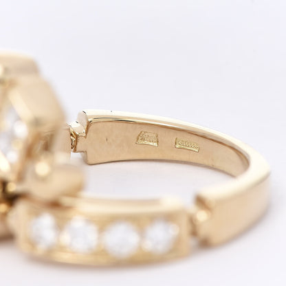 Bulgari 18K Yellow Gold Diamond Astrale Fireworks Ring 49 4.75 6 of 6