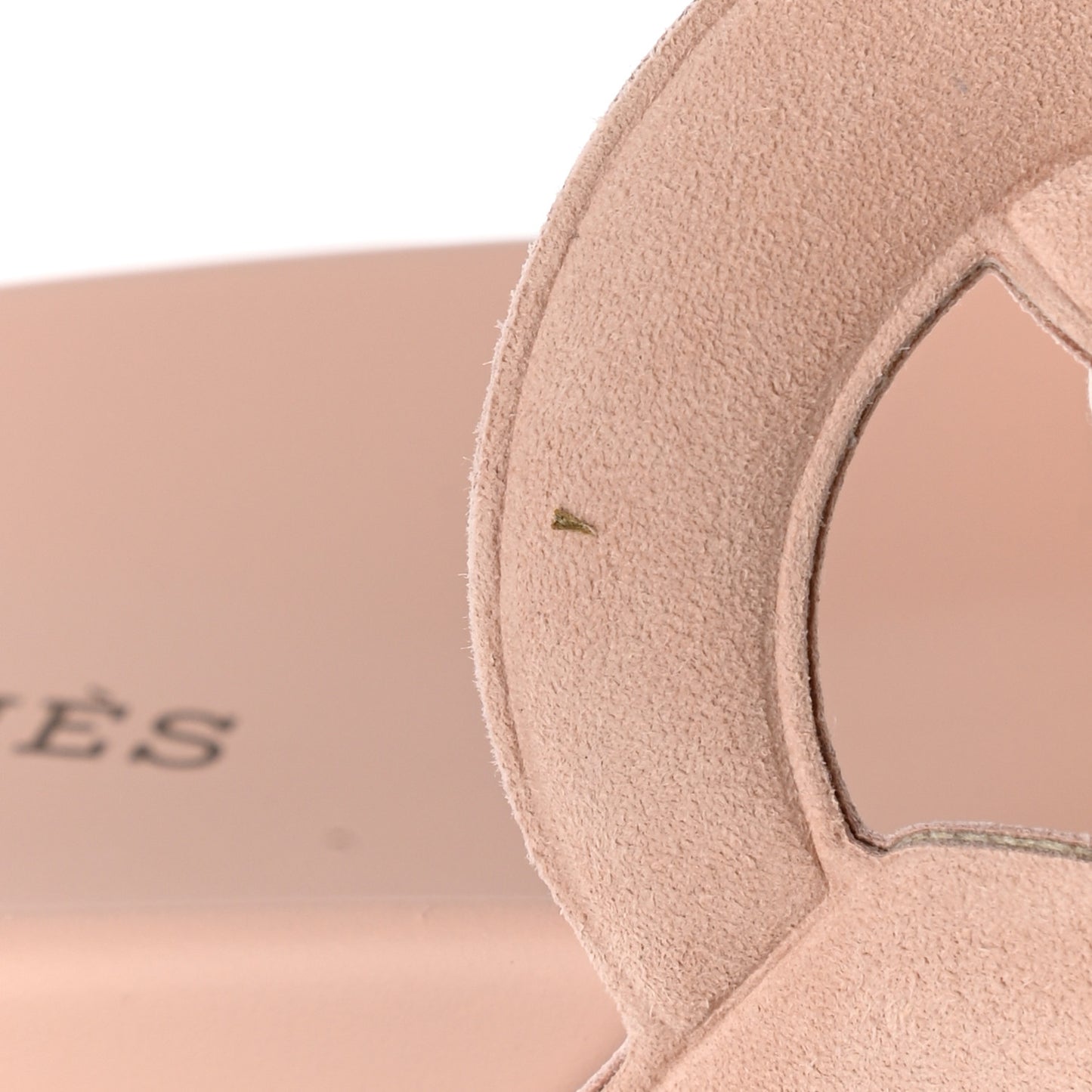 Suede Goatskin Extra Sandals 38 Rose Opaline