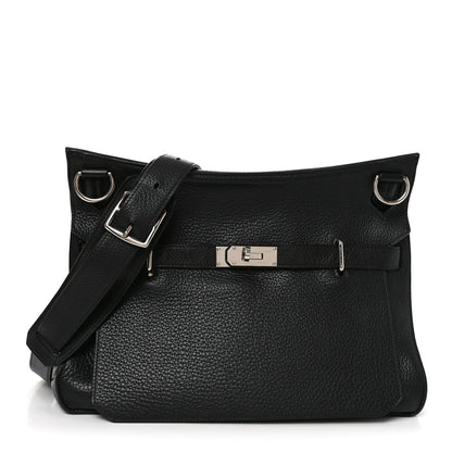 Hermes Taurillon Clemence Jypsiere 37 Black 1 of 10