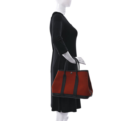 Hermes Toile Officier Negonda Garden Party 30 TPM Cuivre Black 2 of 9