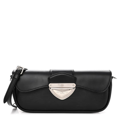 Louis Vuitton Epi Montaigne Clutch Black 1 of 9