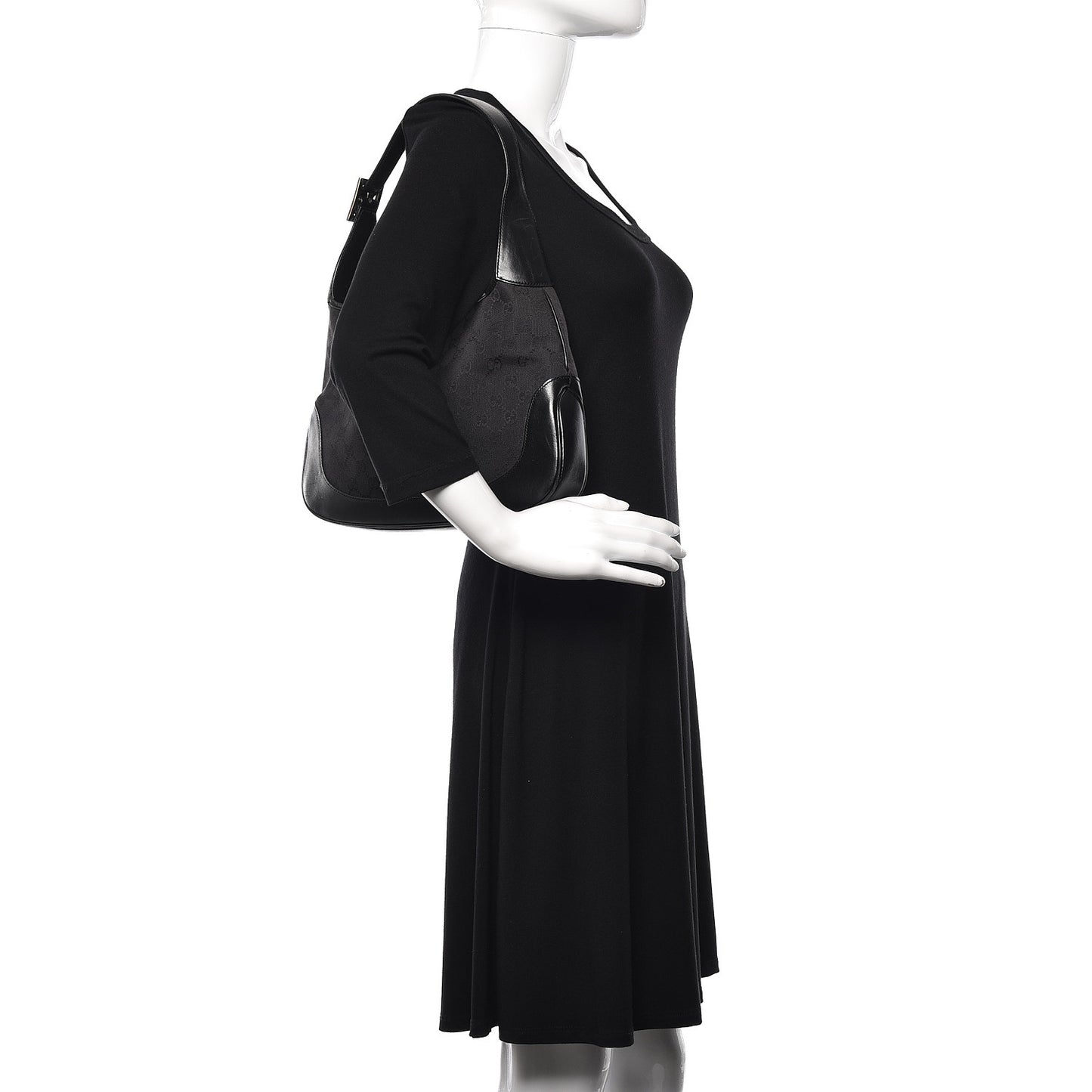 Monogram Jackie O Hobo Black