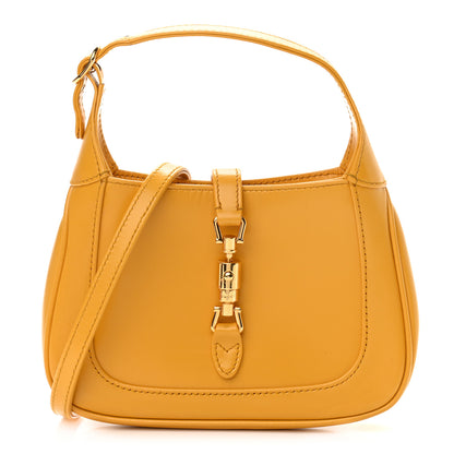 Gucci Boarded Dyana Lux Calfskin Mini Jackie 1961 Hobo Crop 1 of 11