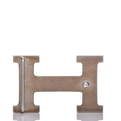 Hermes Polished Palladium 32mm H Belt Buckle 3 of 5