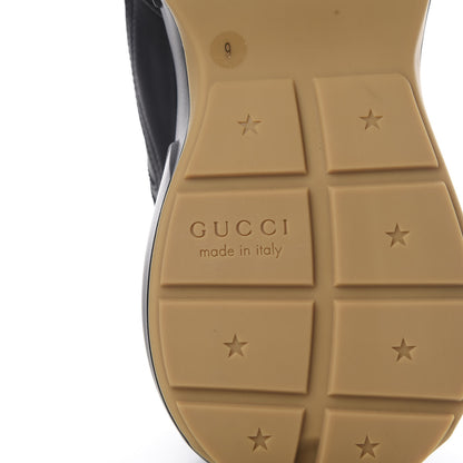 Gucci X MLB Calfskin LA Dodgers Mens Rhyton Sneakers 9 Black 6 of 9