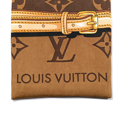 Louis Vuitton Silk Monogram Confidential Bandeau Brown 3 of 3