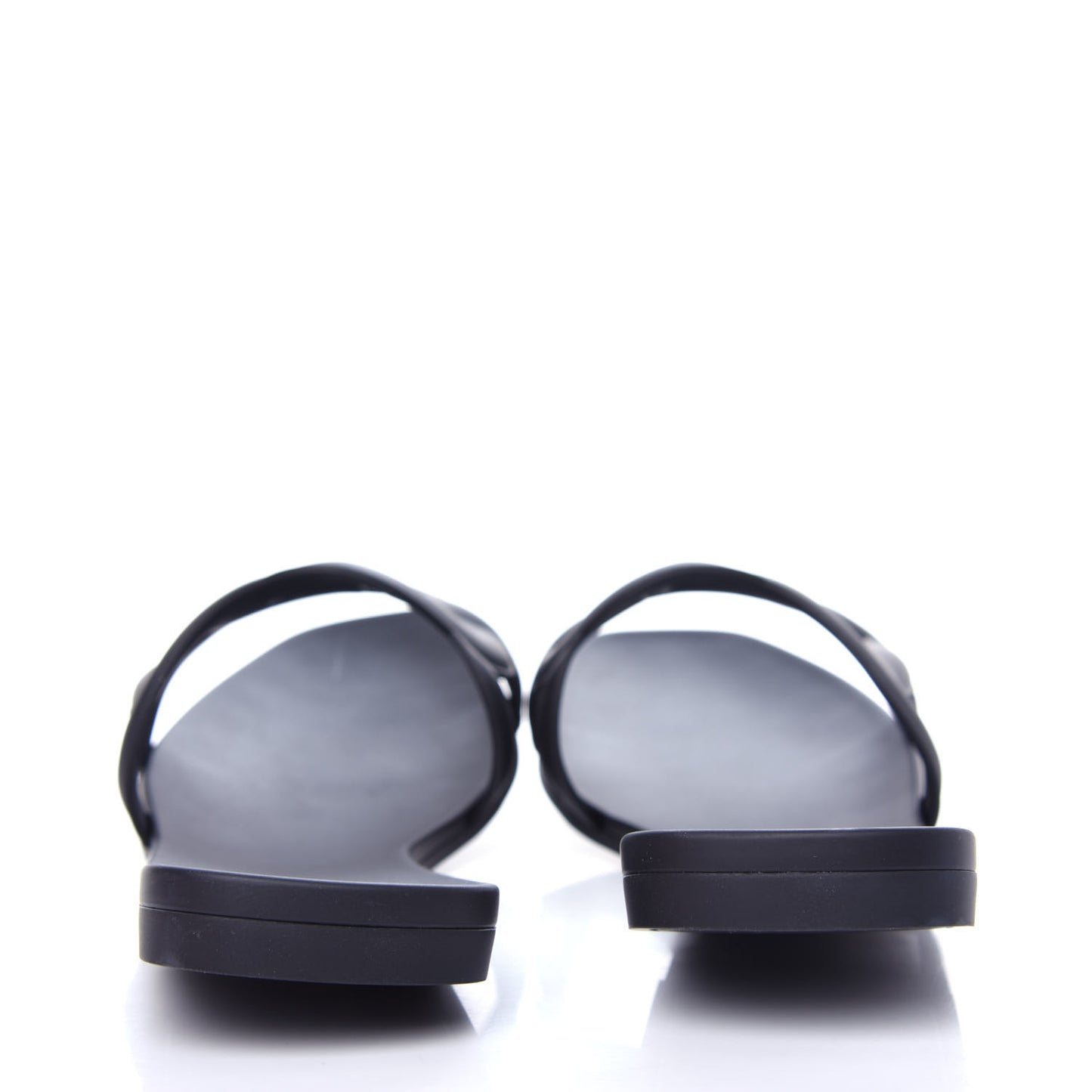 Rubber Aloha Sandals 41 Black
