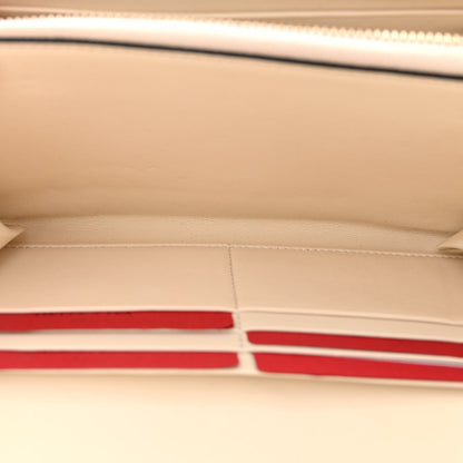 Valentino Garavani Vitello Rockstud Carry Secrets Continental Wallet On Chain Light Ivory 7 of 14