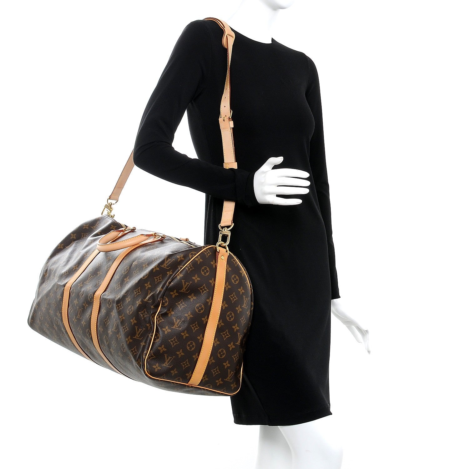 Louis Vuitton Monogram Keepall Bandouliere 55 2 of 7