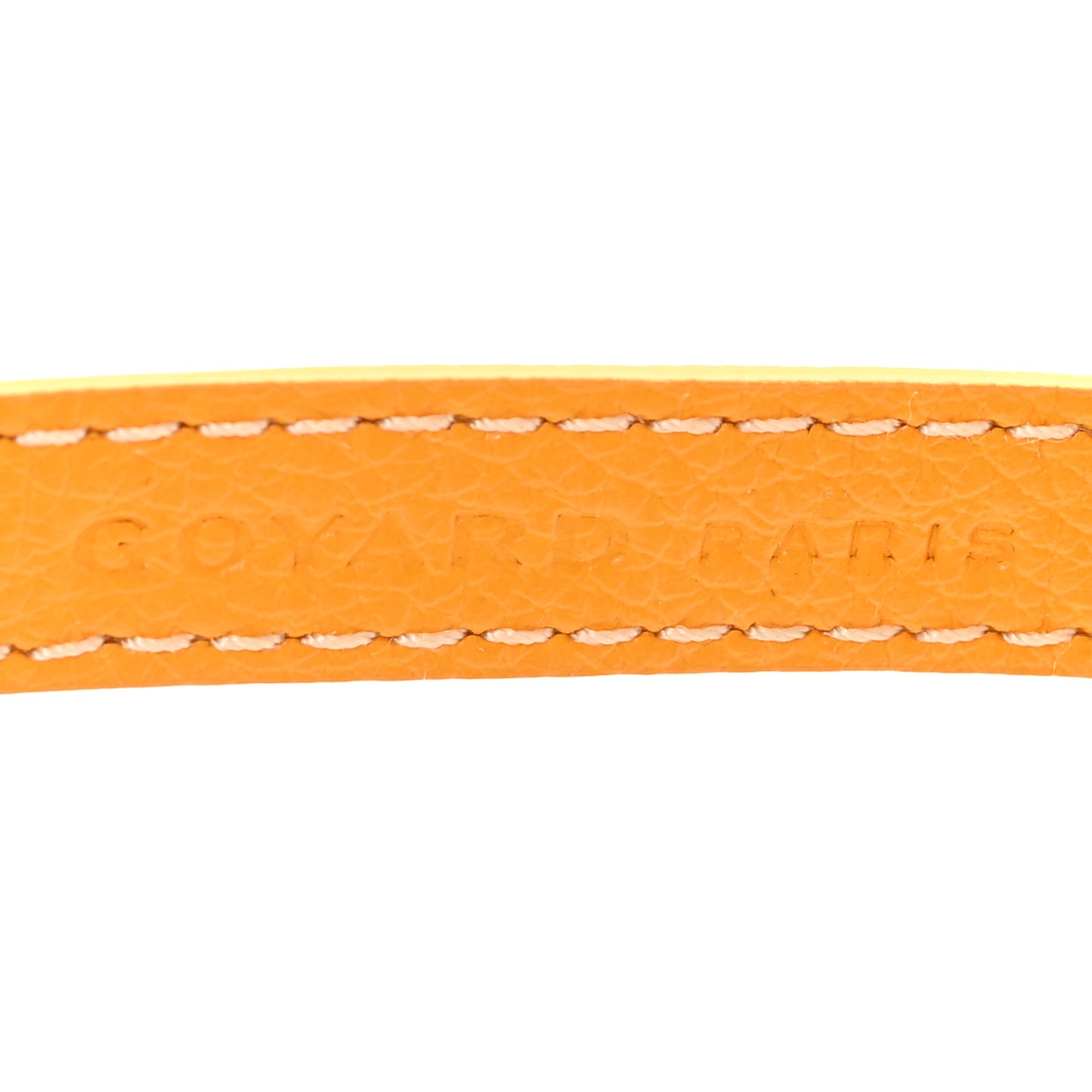 Goyardine Sesame Key Holder Yellow