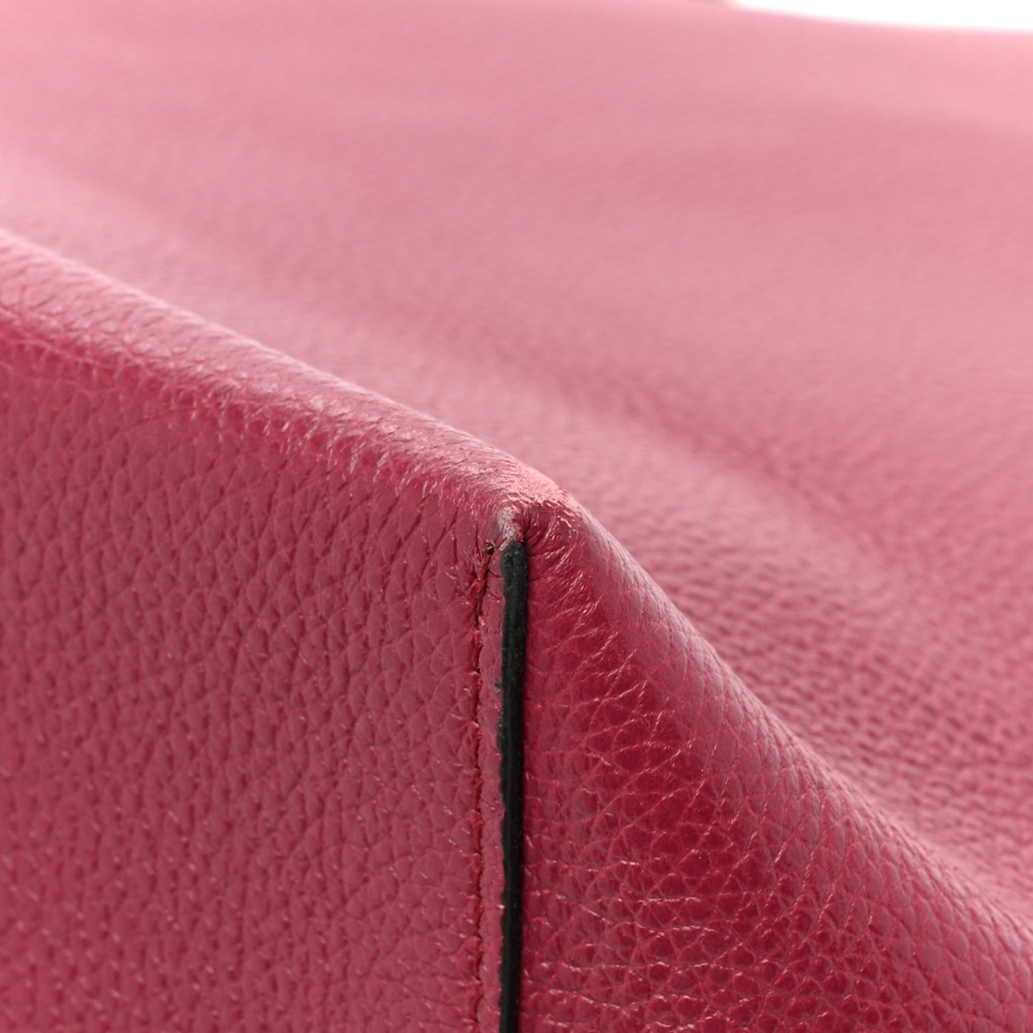 Alexander McQueen Grained Calfskin Skull Open Shopper Tote Burgundy 14 of 15