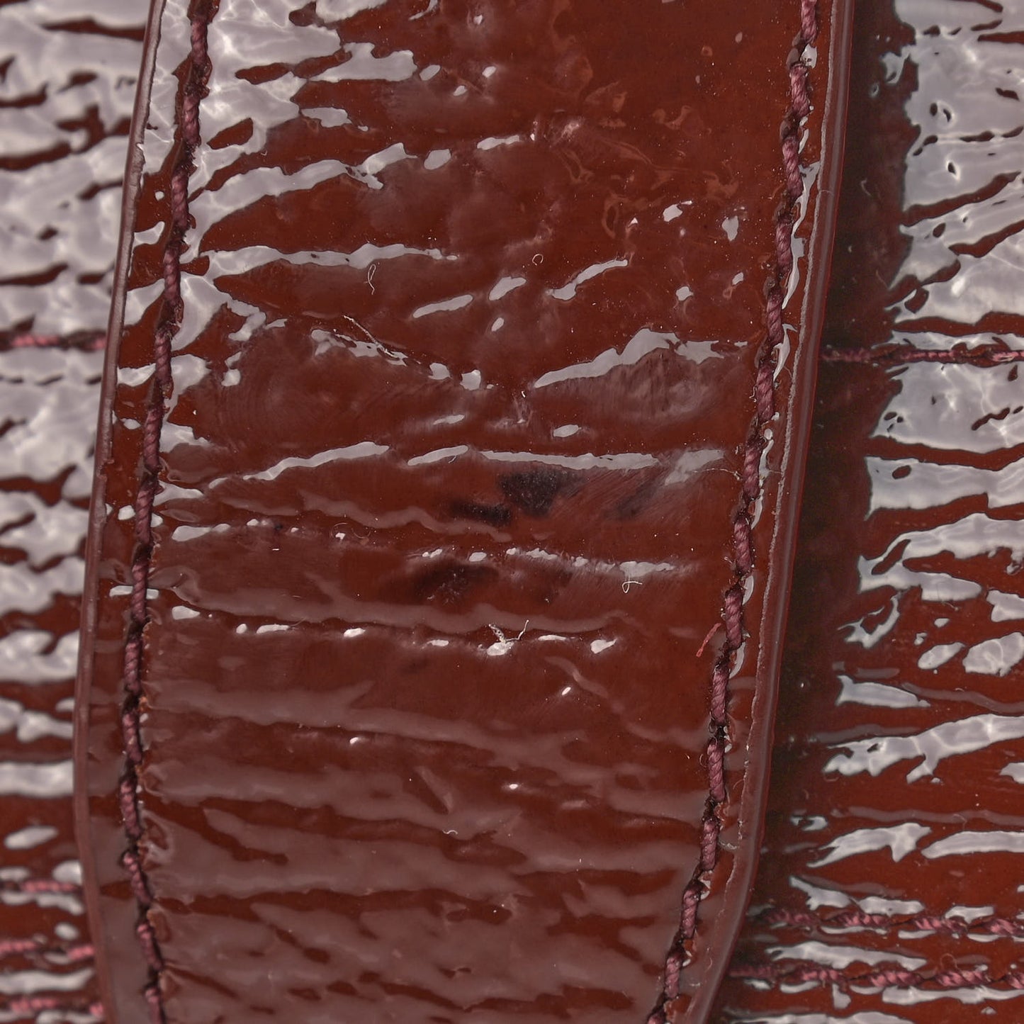 Textured Patent Mini Pashli Satchel Burgundy