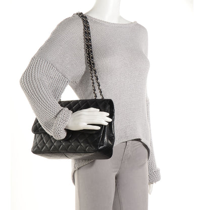 Chanel Caviar Jumbo Single Flap Black 2 of 9