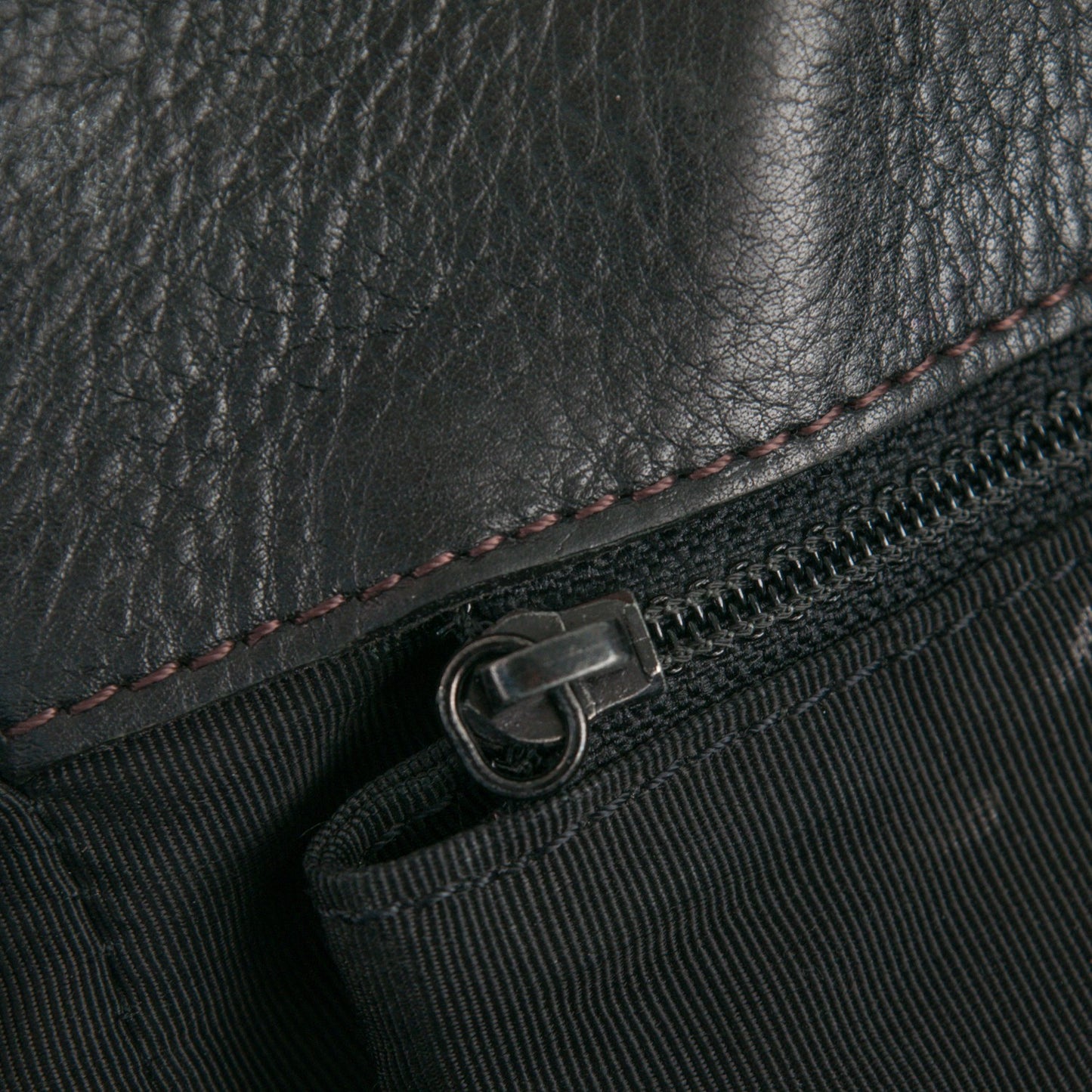 Calfskin Large Shopping Tote Black