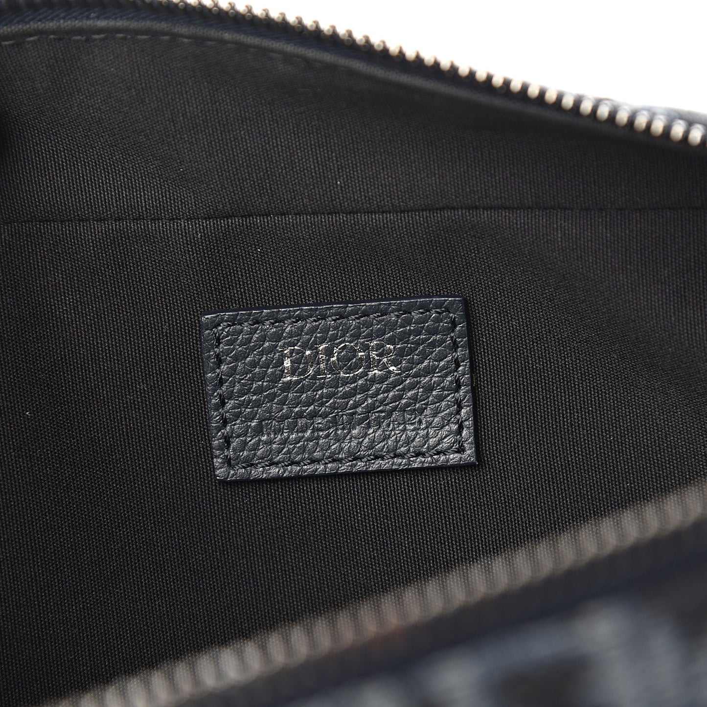 HOMME Oblique Jacquard Safari Messenger Navy Blue