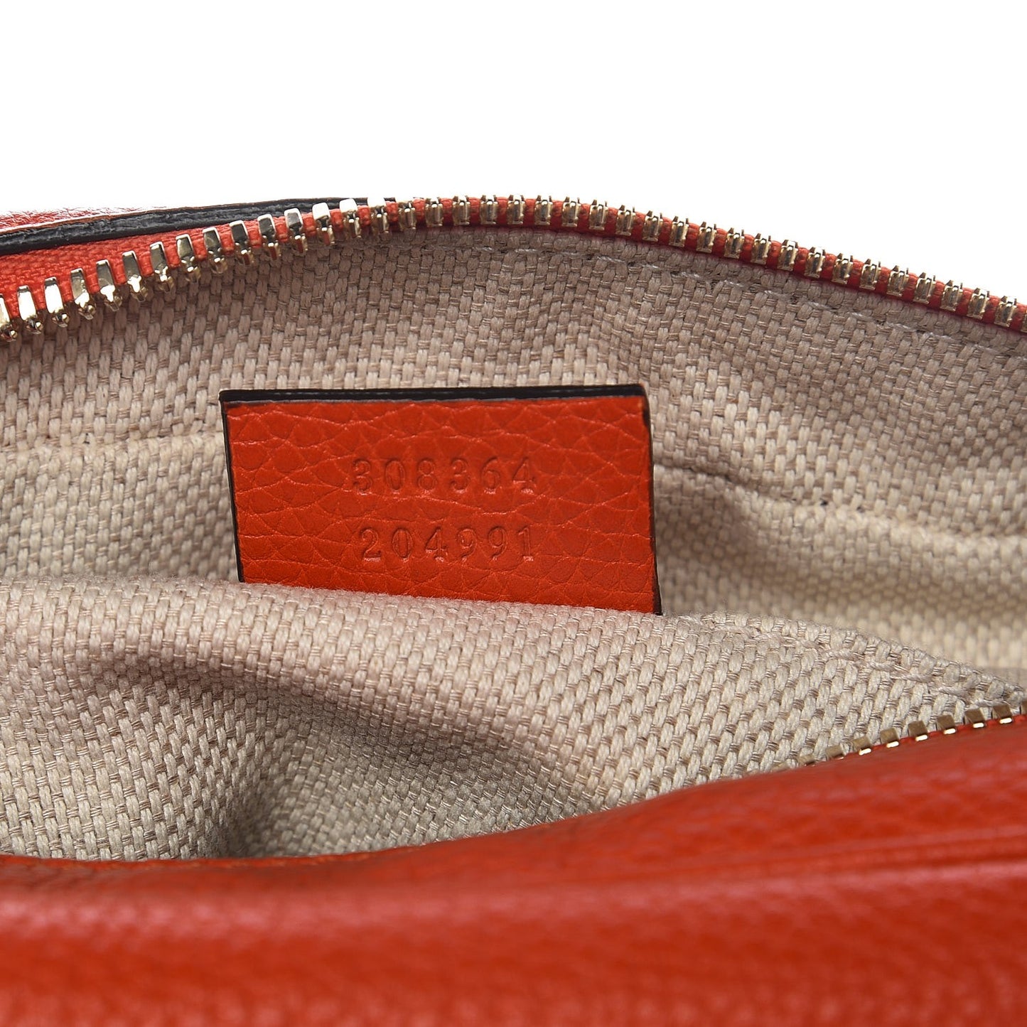 Pebbled Calfskin Small Soho Disco Bag Sun Orange