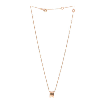 Bulgari 18K Rose Gold B.Zero1 Pendant Necklace 3 of 5