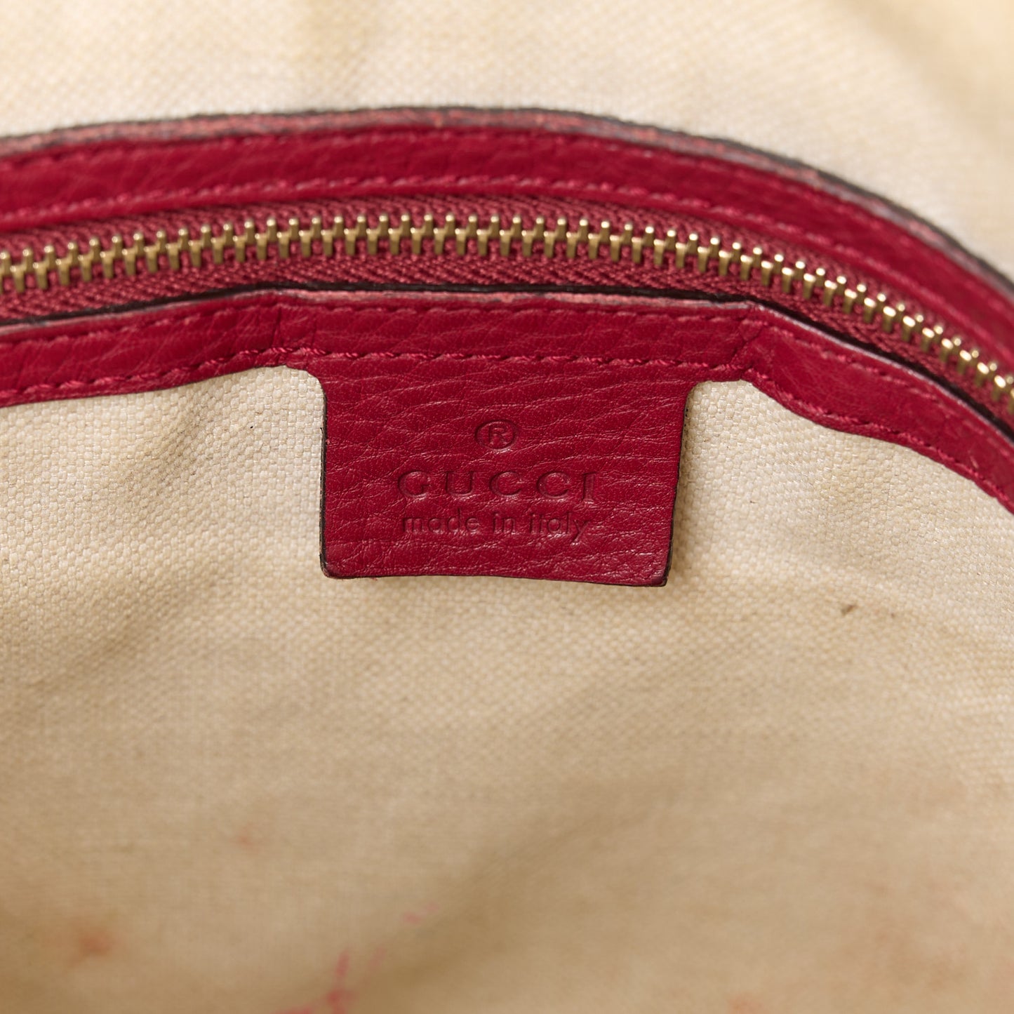Monogram Cellarius Calfskin Vintage Web Medium Boston Beige Ebony Soft Burgundy Peonia Flower