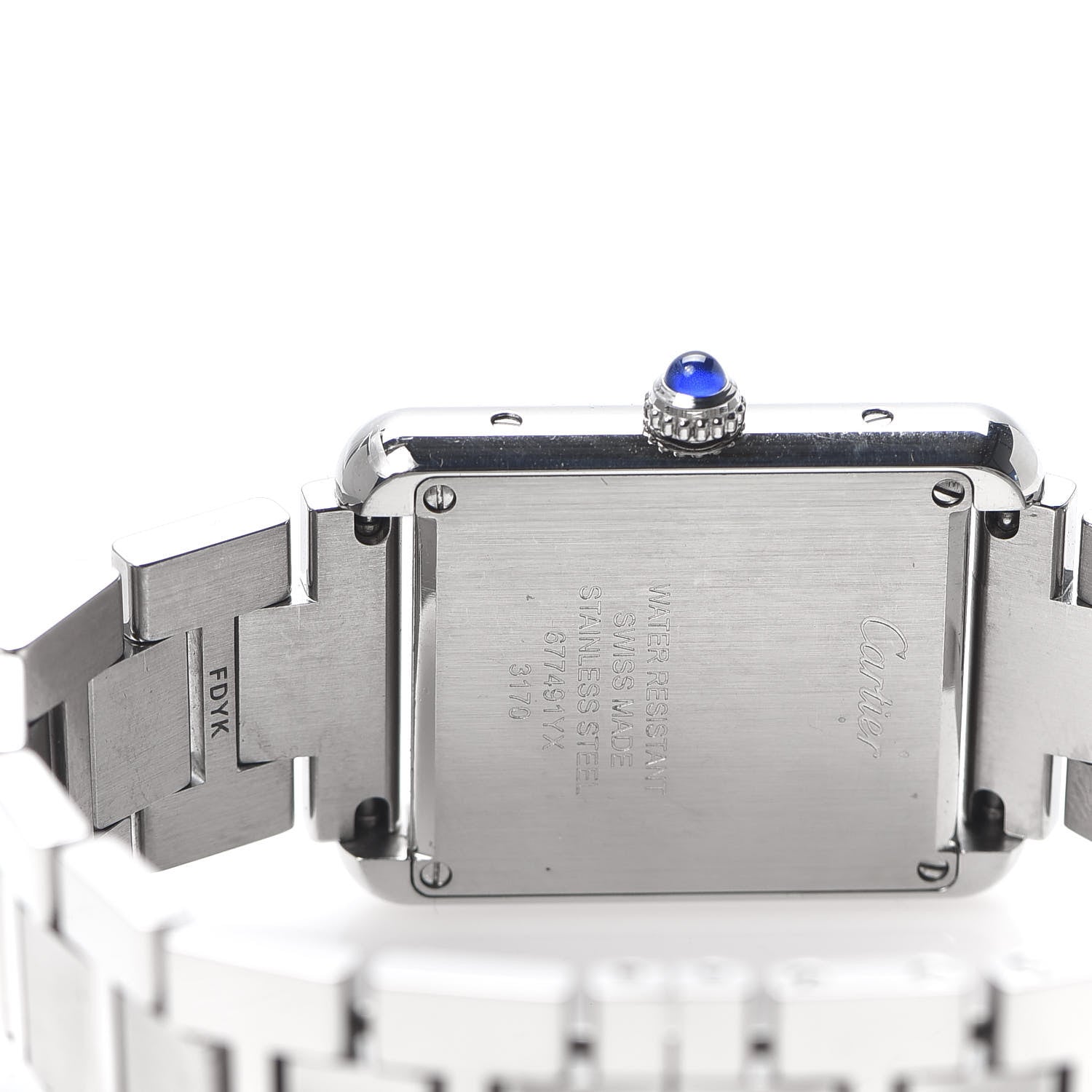 Cartier Stainless Steel 24mm Tank Solo Quartz Watch 6 of 8