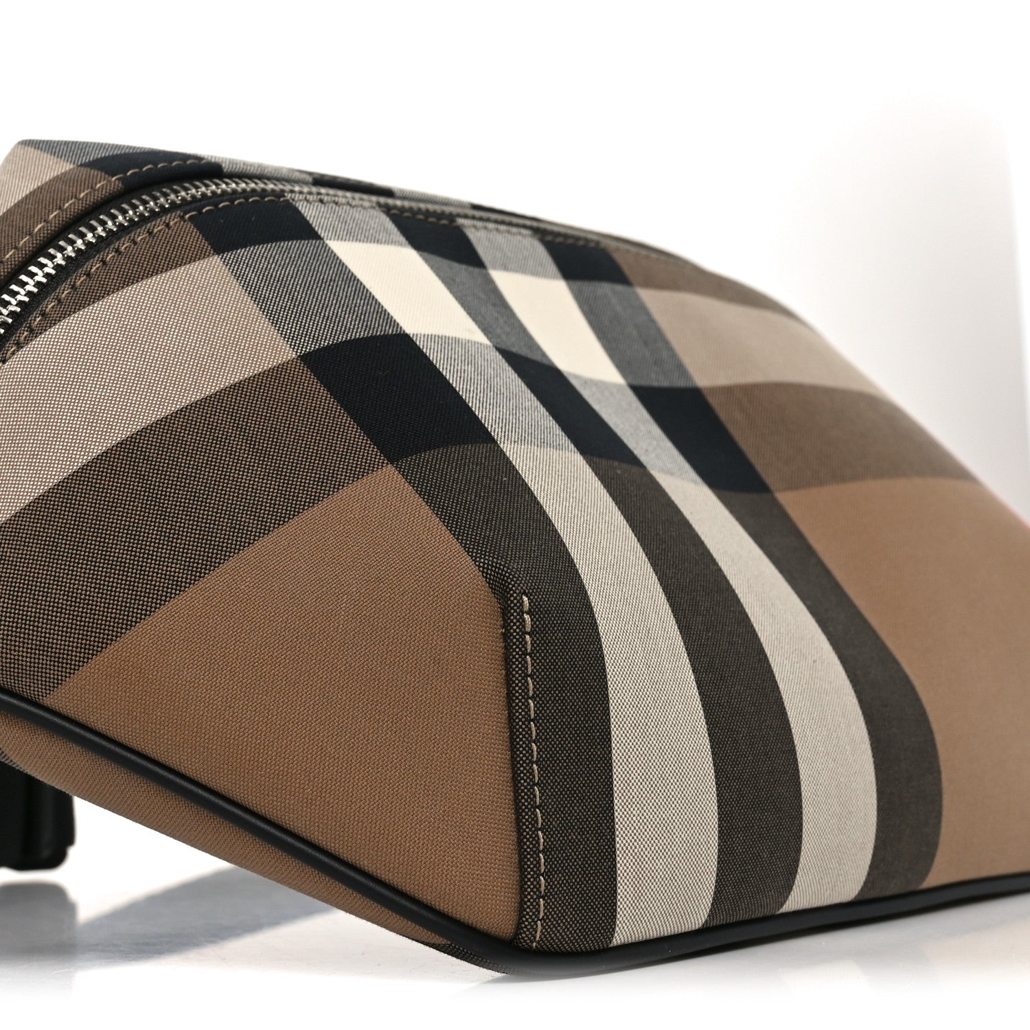 Burberry IP Check Sonny Bum Bag Taupe Brown 7 of 8