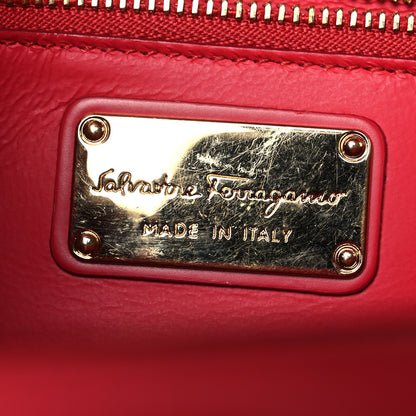 Salvatore Ferragamo Smooth Calfskin Anna Shoulder Bag Pamplona 6 of 14