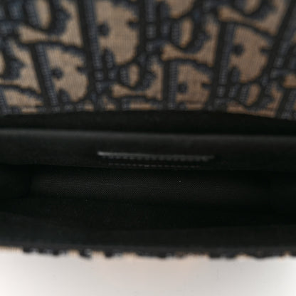 Christian Dior Oblique 30 Montaigne Flap Bag Blue 5 of 9