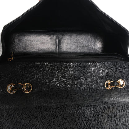 Chanel Caviar Jumbo Single Flap Black 5 of 8
