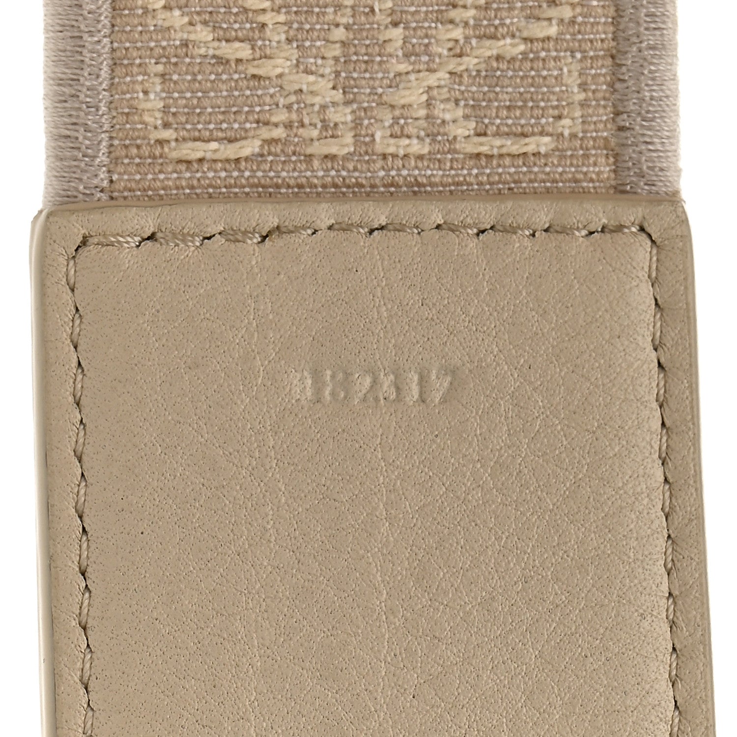 Loewe Calfskin Jacquard Anagram Strap Ecru 4 of 4