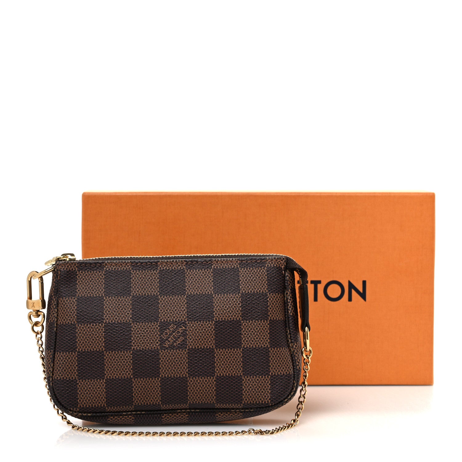 Louis Vuitton Damier Ebene Mini Pochette Accessories 8 of 8
