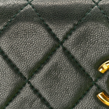 Chanel Lambskin Quilted Extra Mini Square Flap Green 10 of 10