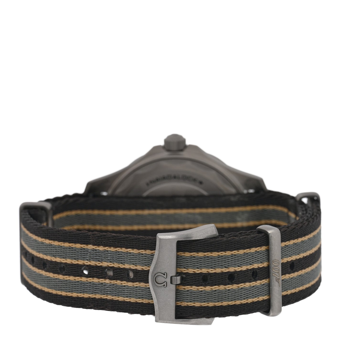 Titanium Fabric 42mm Seamaster Diver 300M 007 Automatic Watch Black 210.92.42.20.01.001