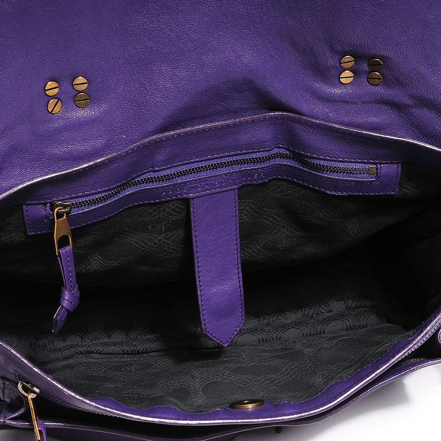 Lambskin Large PS1 Satchel Violet
