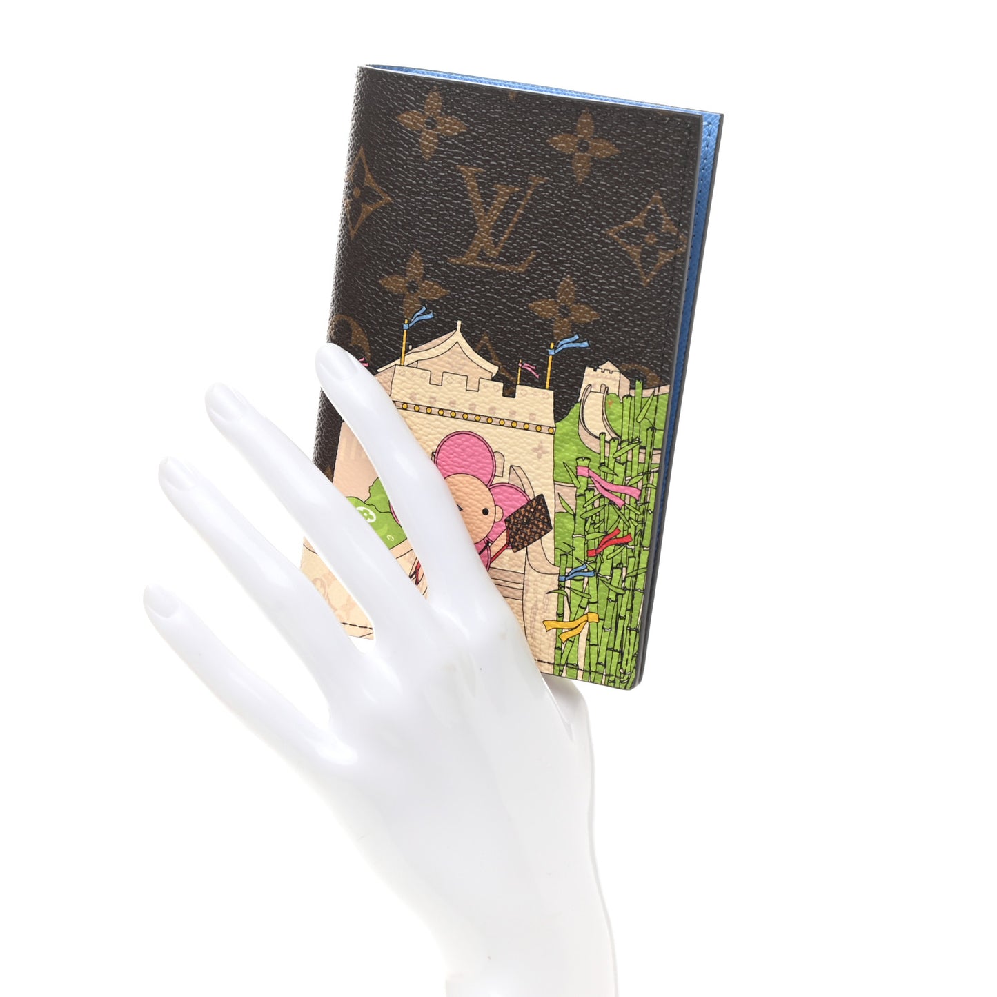 Monogram 2021 Christmas Animation China Passport Cover Myosotis Blue