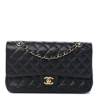 Chanel Caviar Quilted Medium Double Flap Black 1 of 9