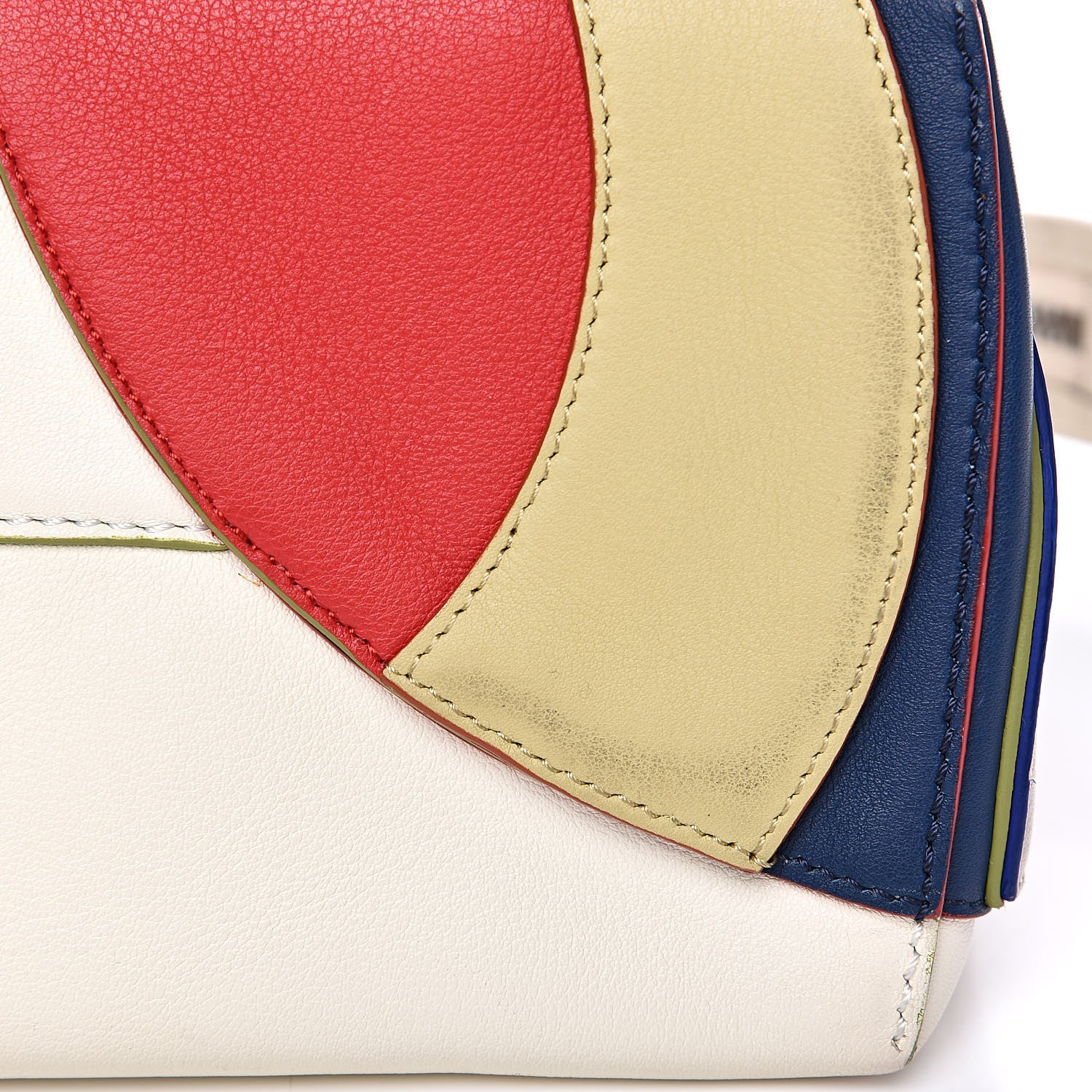 Fendi Vitello Dolce Marquetry Medium By The Way Boston Bag White Multicolor 16 of 18