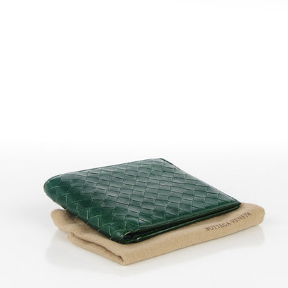 Bottega Veneta Nappa Intrecciato Bi-Fold Wallet Green 4 of 8