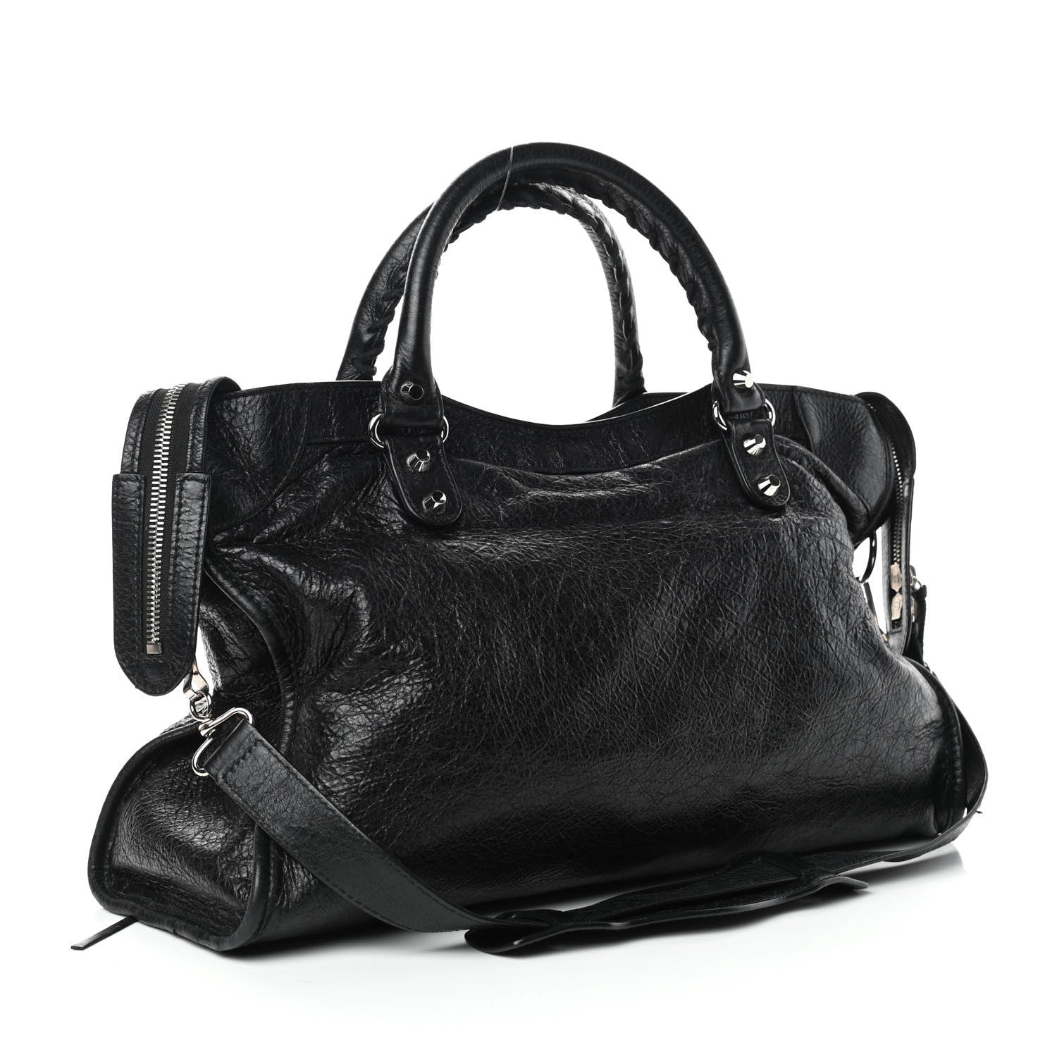 Balenciaga Agneau Classic Silver Hardware City Black 4 of 11