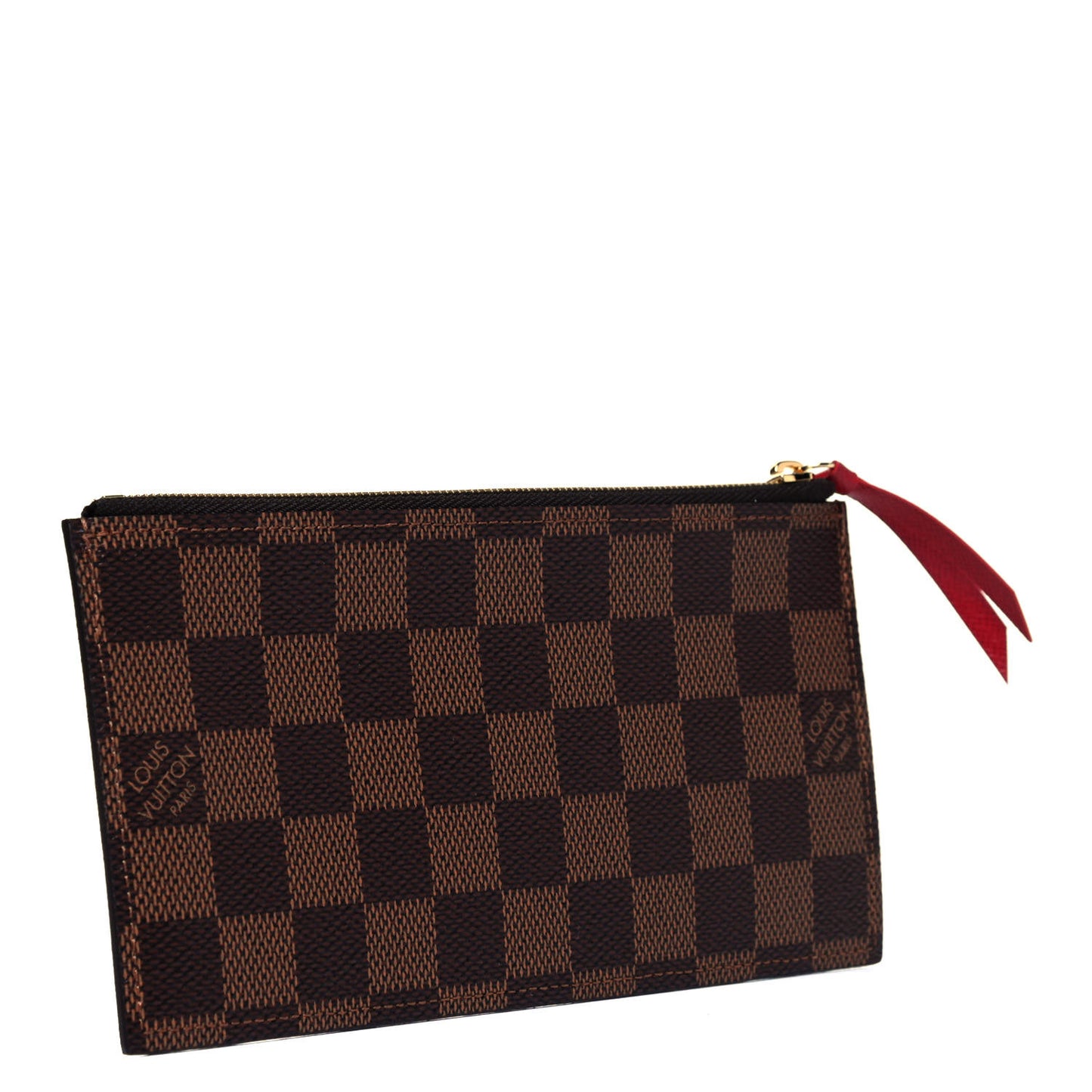 Damier Ebene Felicie Chain Wallet Zippered Insert
