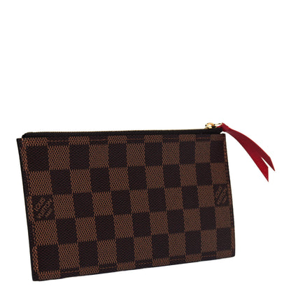 Louis Vuitton Damier Ebene Felicie Chain Wallet Zippered Insert 3 of 6