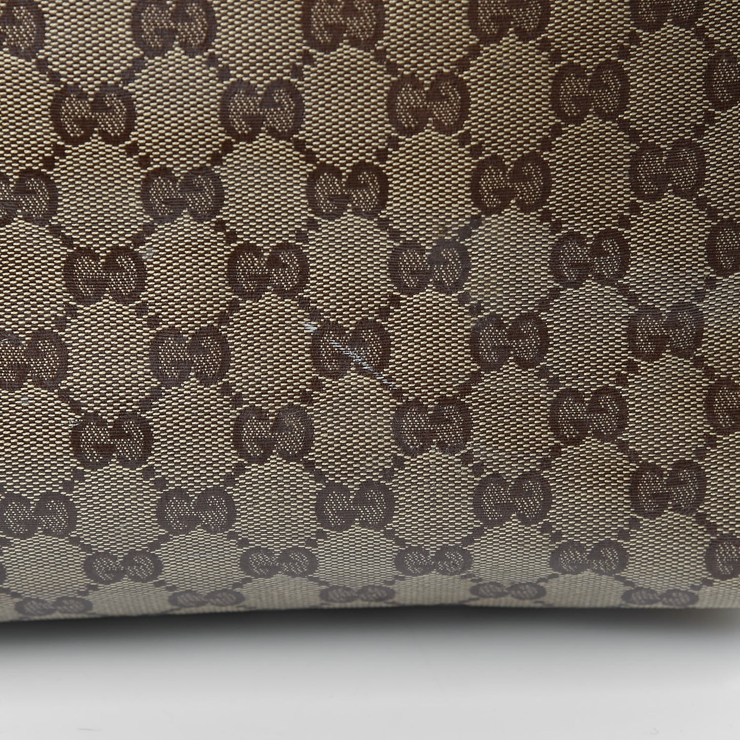Crystal Monogram Large Babouska Vertical Shopping Tote Brown