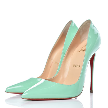 Christian Louboutin Patent So Kate 120 Pumps 38 Opal 2 of 9