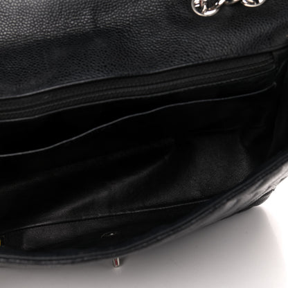 Chanel Caviar Quilted Jumbo Single Flap Black 4 of 5