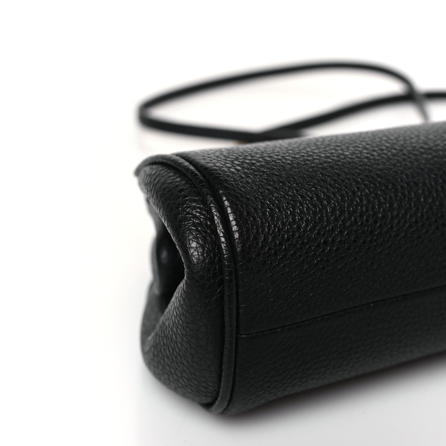 Calfskin Small Gancini Crossbody Black