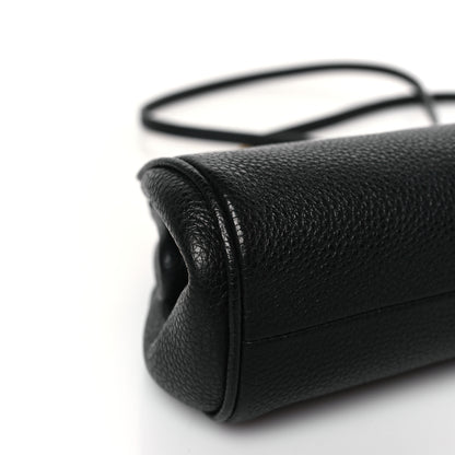 Salvatore Ferragamo Calfskin Small Gancini Crossbody Black 7 of 8