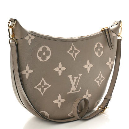 Louis Vuitton Empreinte Monogram Giant Loop Hobo Dove Gray Cream 2 of 9