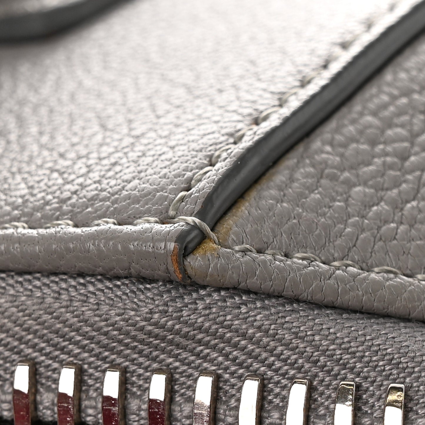 Sugar Goatskin Small Antigona Pearl Grey