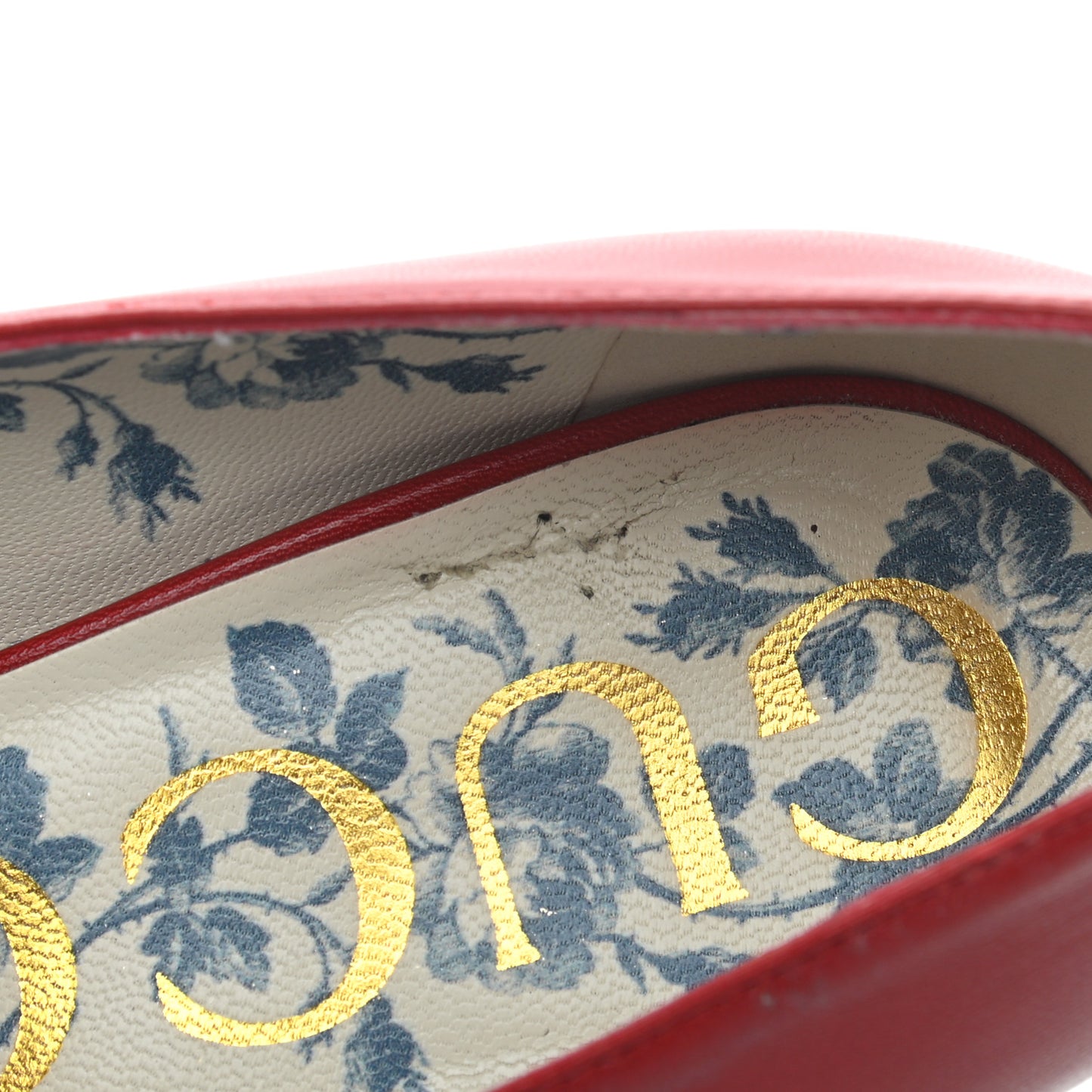 Malaga Kid GG Victoire 95mm Loafer Pumps 36 Hibiscus Red