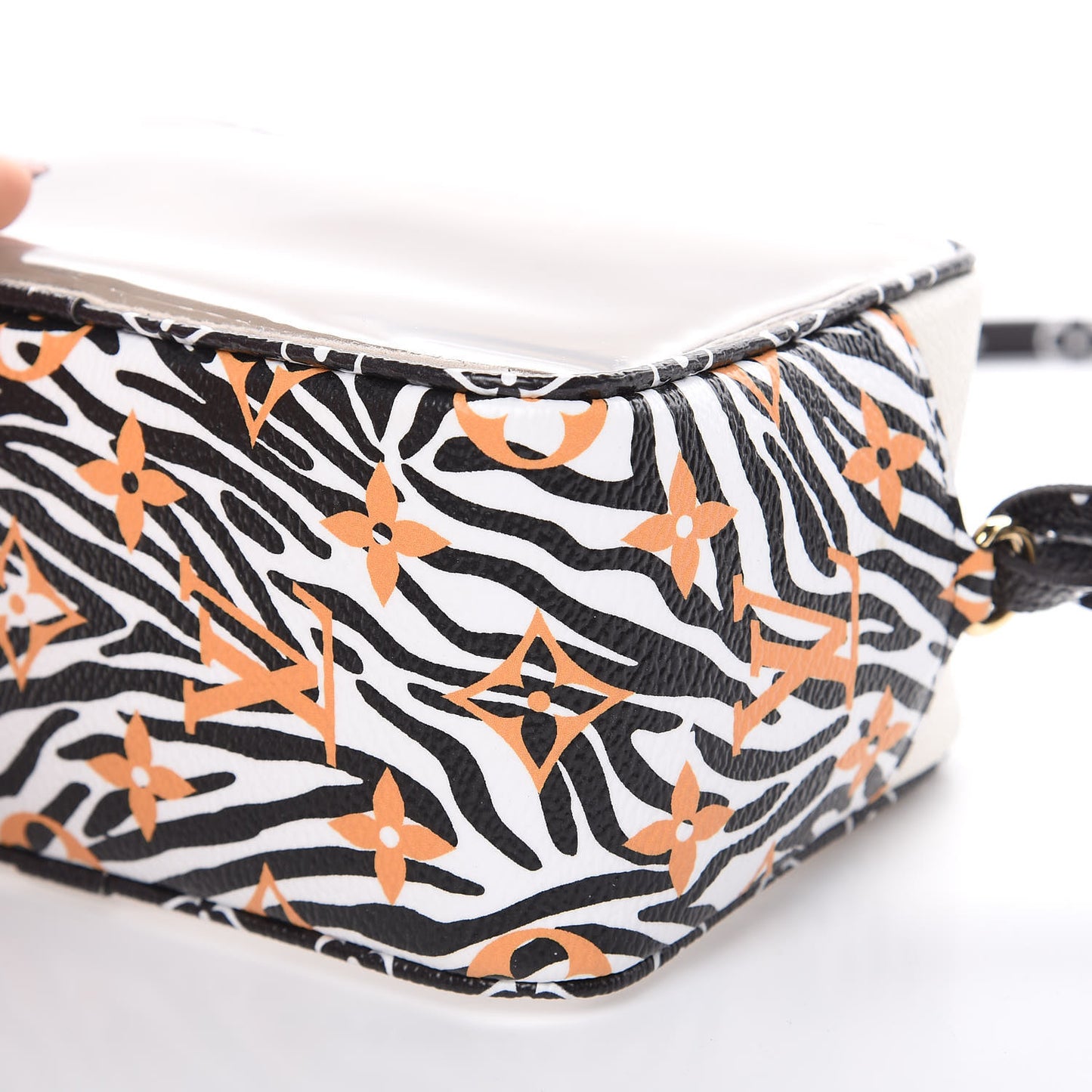 Monogram Giant Jungle Beach Pouch Ivory